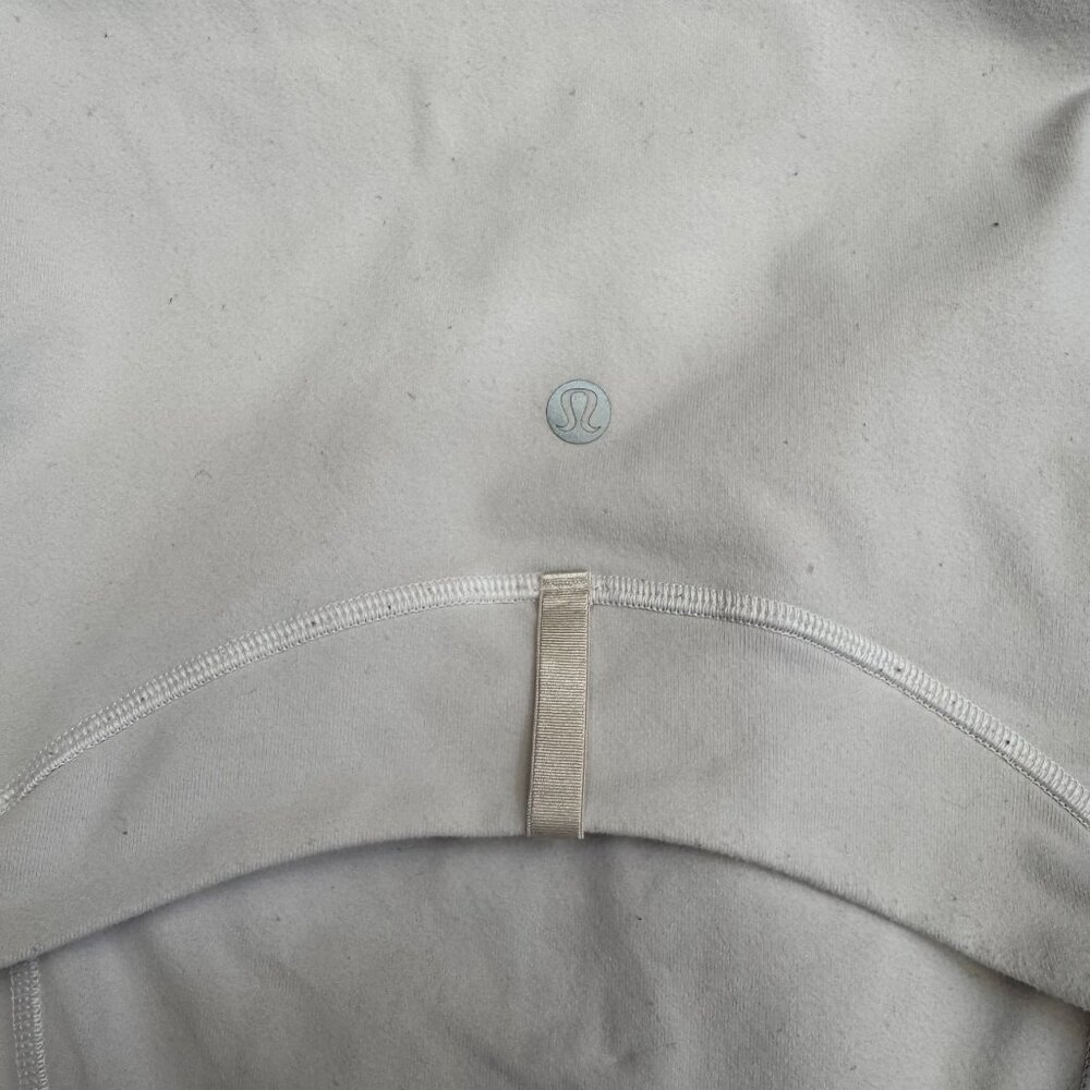 Lululemon Fitted Full Zip Athletic Jacket – Size 8 – Light Gray - Picture 9 of 11